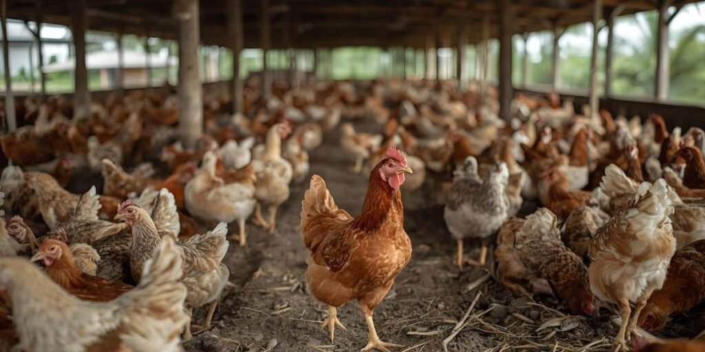 Élever des poules pour la viande