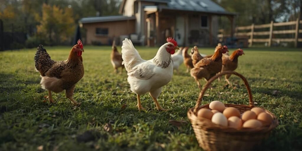 Élever des poules pour les œufs